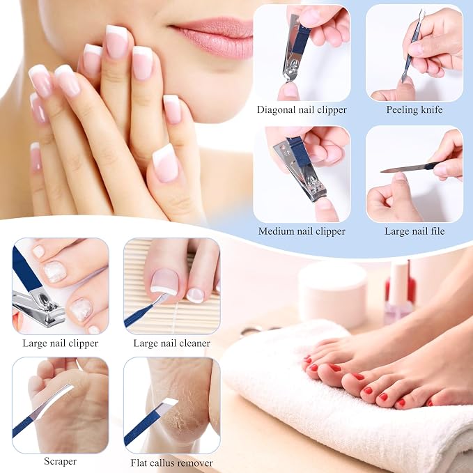 Manicure Set Pedicure Kit Nail Clippers Set Fingernail Clipper Set Ingrown - Image 4