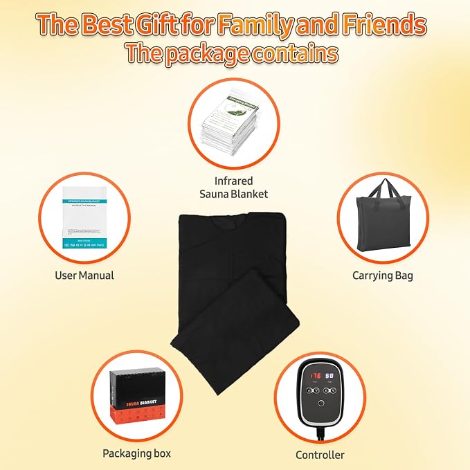 Infrared Sauna Blanket for Home: Skin-Friendly PVC Leather Large Portable - Image 7