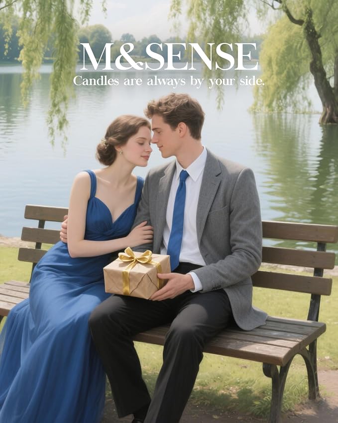 M&SENSE Ocean Waters Scented Candles Summer Soy Candle, Beach Candle - Image 8