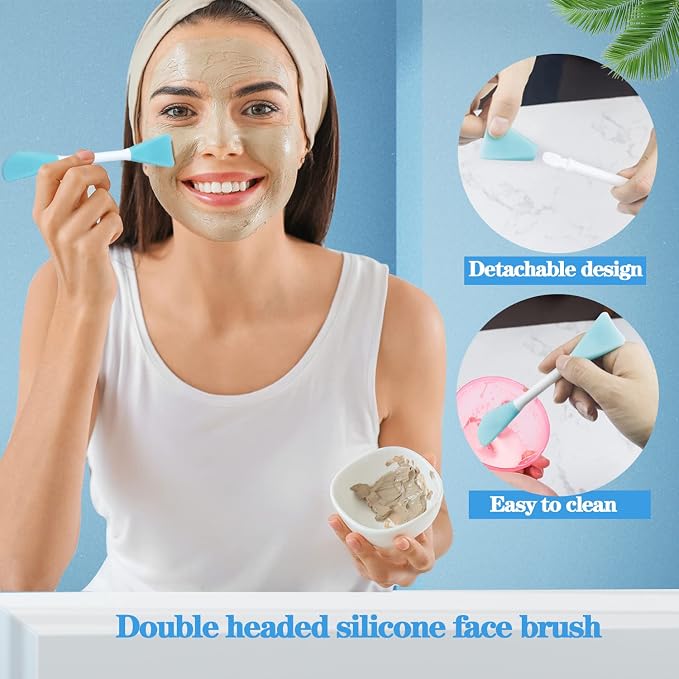 6pcs Silicone Face Brush Set - Image 5