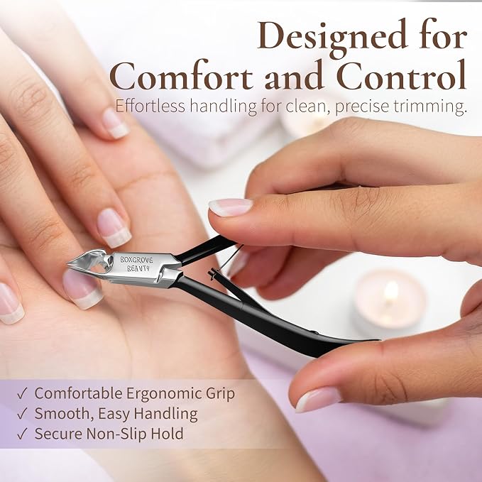 Professional Cuticle Cutter Stainless Steel Cuticle Nippers - Image 6