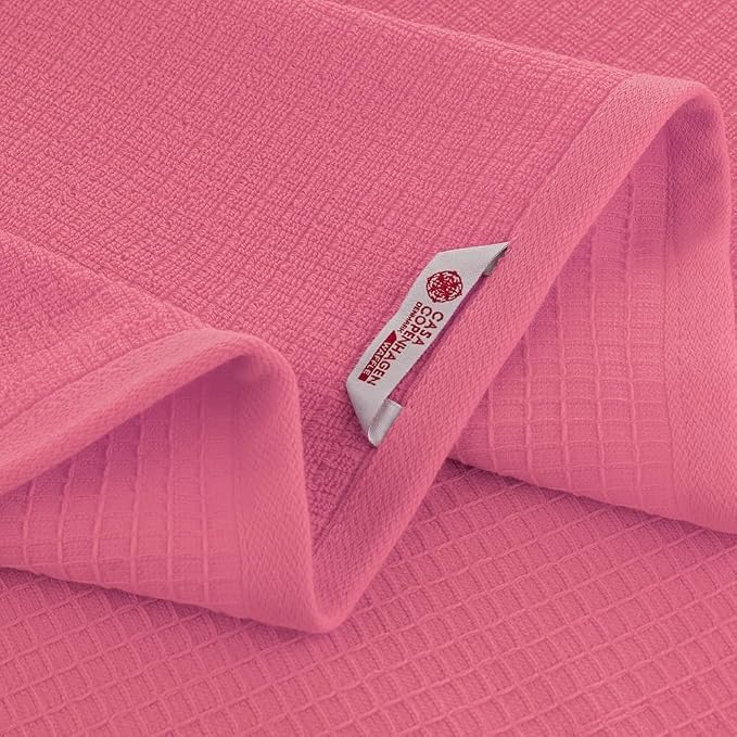 CASA COPENHAGEN Waffle 2Pcs 100% Egyptian Cotton Large Designer Bathsheet - Image 3