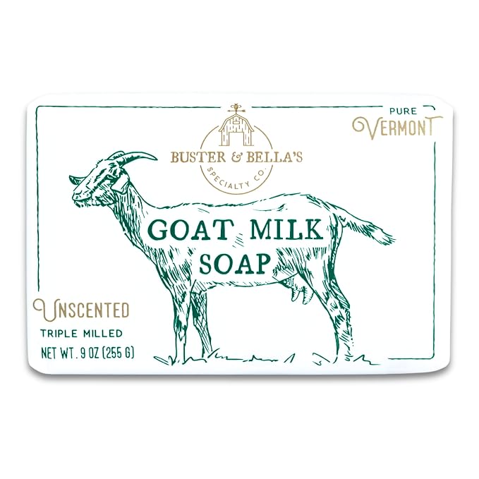 Buster & Bella's Unscented Triple Milled Goat Milk Soap by Buster+%26+Bella%27s