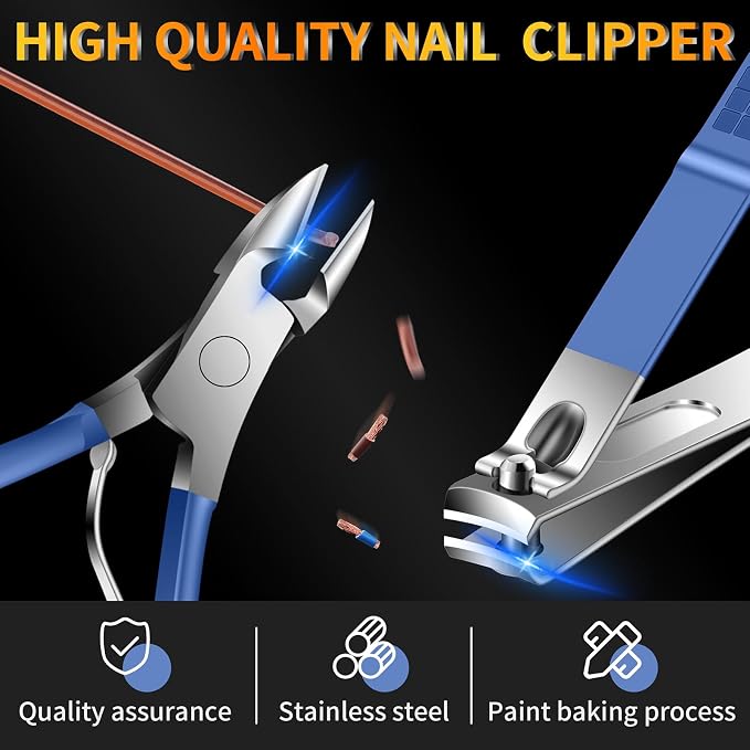 Manicure Set 16Pcs Nail Clippers Set Manicure Kit Professional Stainless Steel - Image 3