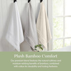 Springtree Home Luxury Viscose from Bamboo Bath Towel Set of 4 | 35% Viscose - Image 5
