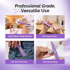 MelodySusie Nail File Kit, Professional Manicure Pedicure Supplies - Image 5