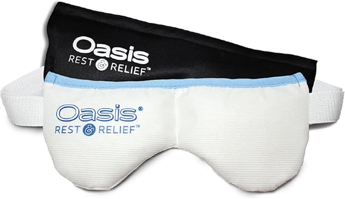 OM8000 - Oasis Rest & Relief® Hot and Cold Therapy Adjustable Eye Mask | by Oasis