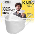 Good Mask Co. Good Comfort KN95 Face Mask, Disposable KN95 Face Mask, Filter by TheGoodMaskCo