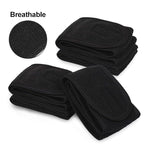 Whaline Spa Facial Headband Head Wrap Terry Cloth Headband 4 Counts Stretch - Image 3