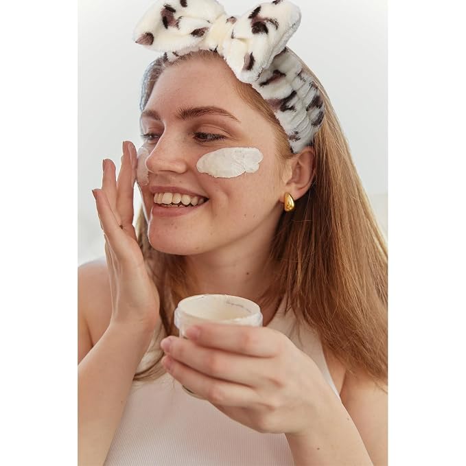 Casoty 8 Pack Leopard Spa Headbands - Image 3