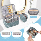 OCHEAL Makeup Bag Set, Portable Travel Makeup Bags Cosmetic Organizer Bag - Image 3