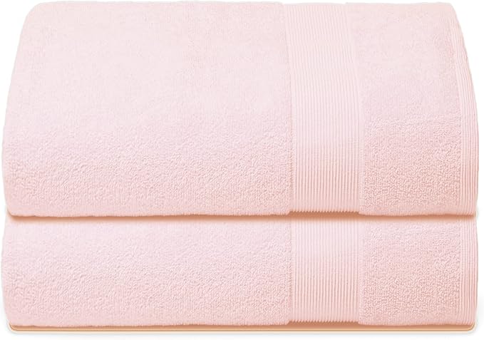 Belizzi Home Premium Cotton Oversized 2 Pack Bath Sheet 35x70-100% Pure Cotton by Unknown