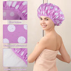 WSICSE 2 Packs Large Shower Caps - Image 4
