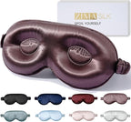 ZIMASILK Adjustable 22 Momme 100% Pure Mulberry Silk Sleep Mask, 3D Contoured by ZIMASILK
