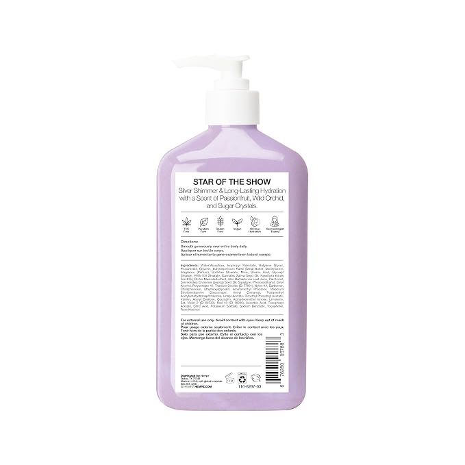 Hempz NEW Star Dust Body Lotion, Iridescent Glow Shimmer, Passionfruit and Wild - Image 2