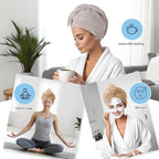 Microfiber Hair Drying Towel Wrap - Image 4