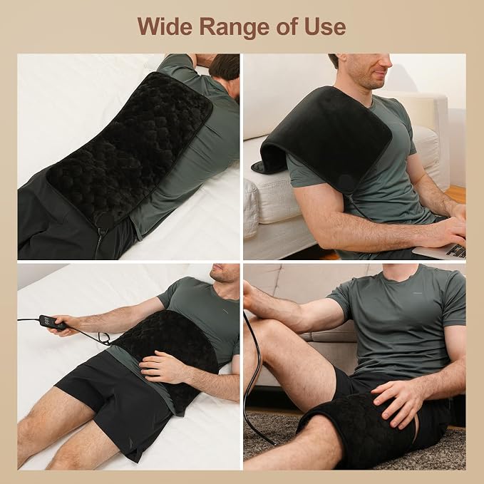 UTK 30s Fast Heating Pad, 3X Deeper Pain Relief Far Infrared Heating Pad - Image 7