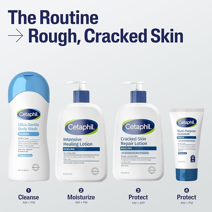Cetaphil Cracked Skin Repair Lotion, 16 oz, - Image 5