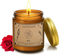 Scented Candles Gift, 16oz Large Jar Scented Candle – Rose Soy Wax Candle by Unknown