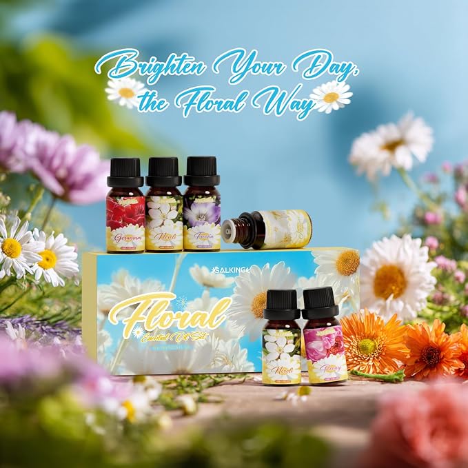 SALKING Essential Oils Gift Set, 100% Pure Fragrance Oil Aromatherapy Essential - Image 7