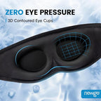 NEWGO 3D Cooling Sleep Mask, Weighted Cooling Gel Eye Mask - Image 5