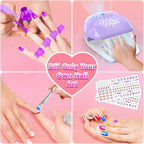 Kids Nail Polish Set for Girls, Nail Art Kit - Image 5