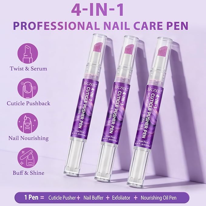 4-in-1 Cuticle Pusher & Oil Pen - Image 2