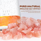 SALKING 2-in-1 Himalayan Salt Lamp & Ultrasonic Essential Oil Diffuser - Image 2