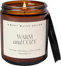 Sweet Water Decor Warm and Cozy Soy Candle by SweetWaterDecor