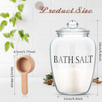 SiliFine 2 Sets 74 oz Bath Salt Container - Image 2