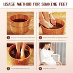 30 Pack Ginger & Mugwort Herbal Foot Soak Spa Set - 900g Natural Plant Blend - Image 4