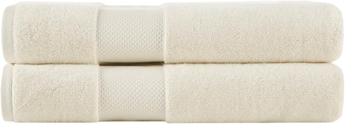Madison Park Turkish Bath Towel Set 100% Cotton Bath Towel 600GSM Oversized by MADISONPARK