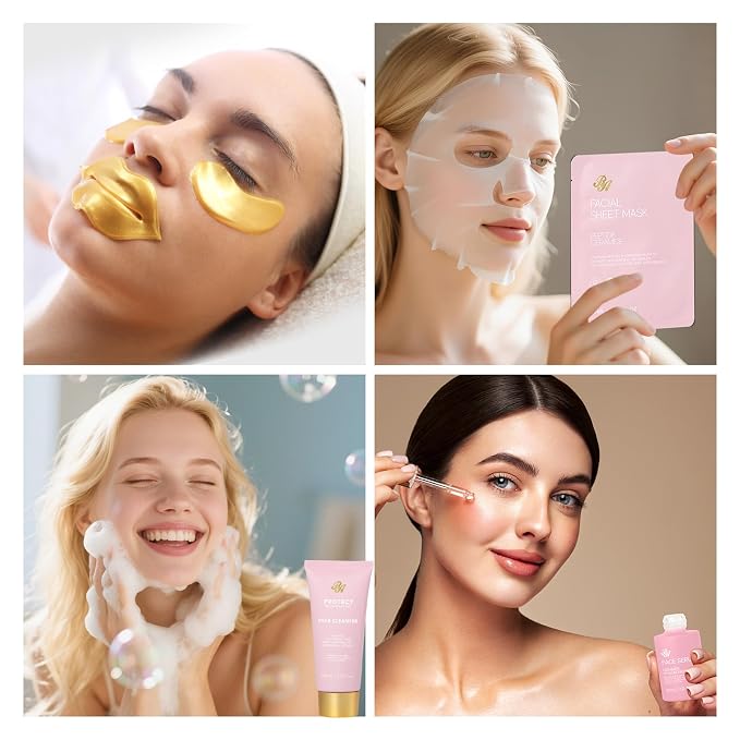 35 Pcs Mothers Day Gifts for Mom, Rose Bath & Body Gift Basket for Women - Image 3