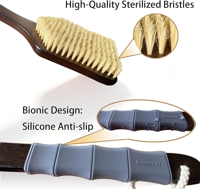 Back Scrubber Shower Brush, Dry Brushing Body Brush - Image 3