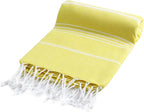 Cacala Lightweight and Thin Turkish Beach Towel 100% Cotton Sand-Free and by Cacala