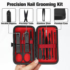 Manicure Nail Clippers Sets Stainless Steel Nail Grooming Cutter Kit Travel - Image 3