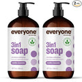 Everyone 3-in-1 Soap, Body Wash, Bubble Bath, 32 Ounce, Vanilla and Lavender by Everyone
