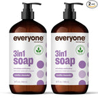 Everyone 3-in-1 Soap, Body Wash, Bubble Bath, 32 Ounce, Vanilla and Lavender by Everyone