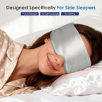 Weighted Eye Mask for Sleeping, Silk Sleep Mask for Side Sleeper - Image 4