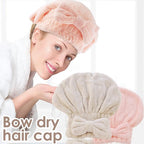 AEVBSOY 2 Pack Microfiber Hair Drying Caps Hair Drying Towel Super Absorbent - Image 6