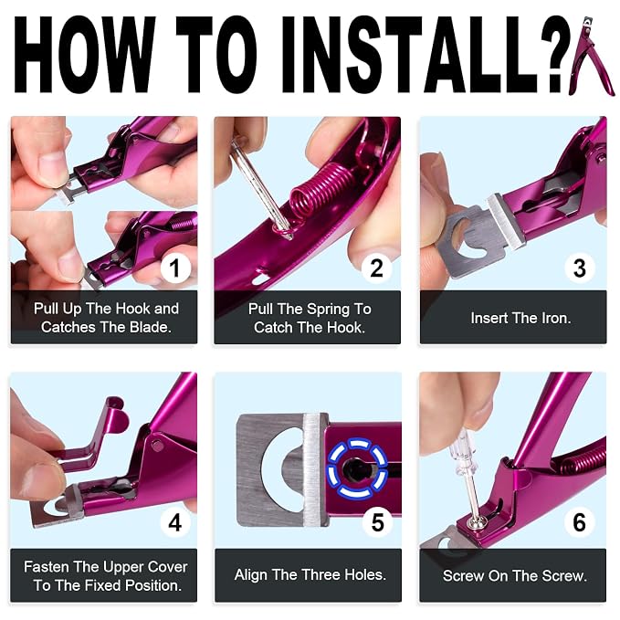 Violet Red Premium Adjustable Nail Clippers - Image 7