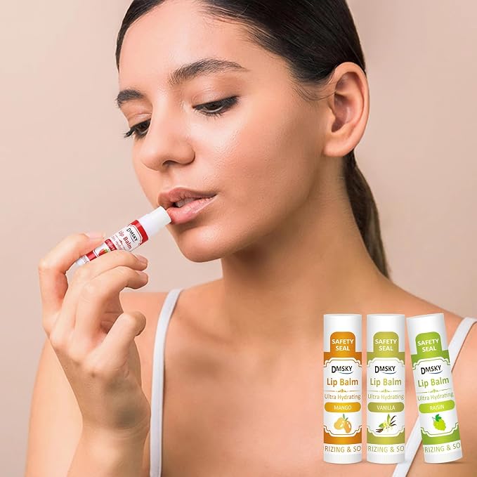DMSKY 240 Pack Lip Balm, Natural Lip Balm Bulk - Image 6