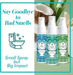 Toilet Spray for Poop 3 Pack, Travel Size Variety, Bathroom Odor Eliminator - Image 3