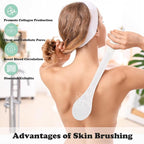 17-Inch Back Scrubber for Shower, Anti-Slip Exfoliating Body Brush for Bath - Image 5