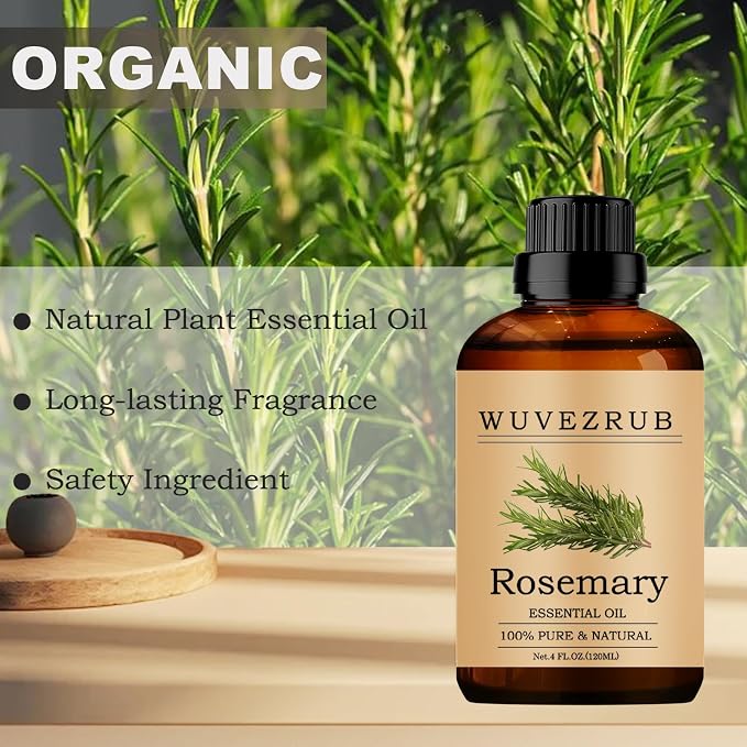 Rosemary Essential Oils, 120ML Pure and Natural Essential Oil - Image 4