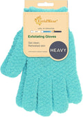Evridwear Exfoliating Glove Shower Gloves Exfoliate Dead Skin by Evridwear