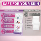 VIABEAUTY 6 Pack of Sheet Face Masks Skincare - Image 9