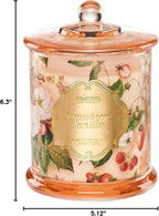 M&SENSE Strawberry Vanilla Soy Candle, Natural 12.7oz 75 Hour Long Lasting Slow - Image 9