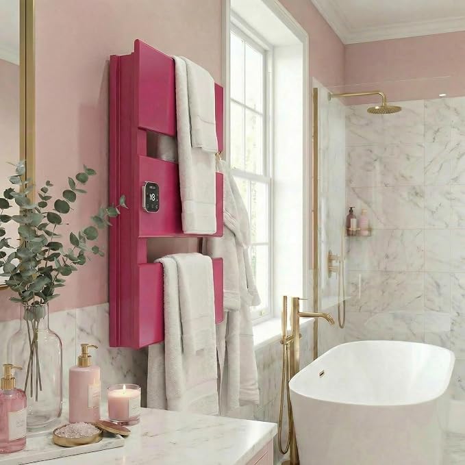 Electric Towel Warmer, Heated Towel Rack - Image 5
