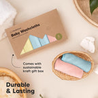 6-Pack Baby Washcloths – Soft Absorbent Viscose from Bamboo Washcloths - Image 7